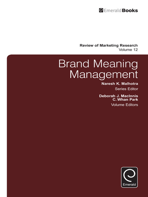 Cover image for Review of Marketing Research, Volume 12